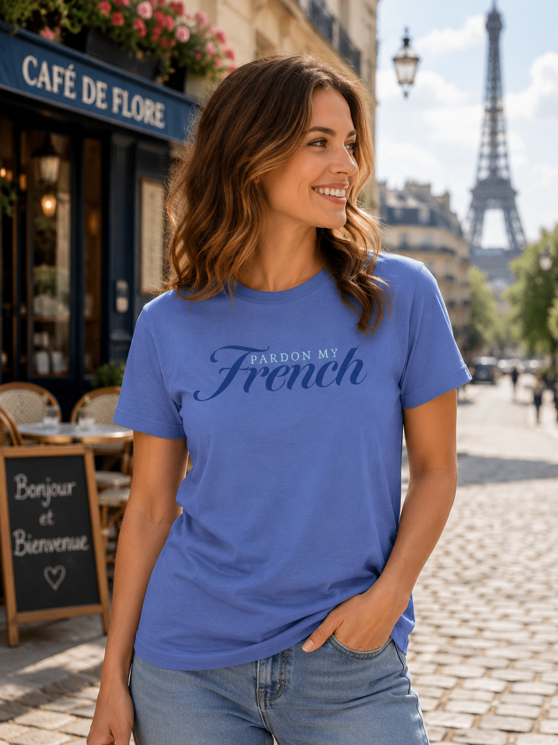 Southernology Pardon My French Comfort Colors - Adult & Kids T-Shirts, Sweatshirts & Hoodies apparel design preview 1