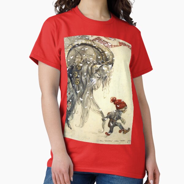 Yule Goat John Bauer Christmas - Adult & Kids T-Shirts, Sweatshirts & Hoodies apparel design preview 1