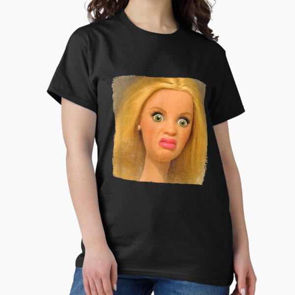 Funny Disgusting Doll face Meme - Adult & Kids T-Shirts, Sweatshirts & Hoodies apparel design preview 1