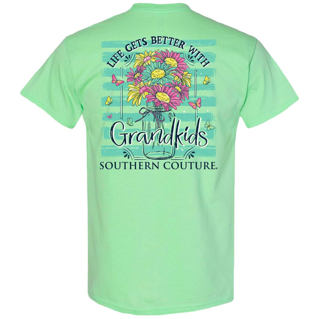 Southern Couture Classic Life Better With Grandkids - Adult & Kids T-Shirts, Sweatshirts & Hoodies apparel design preview 1