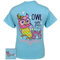 Girlie Girl Originals Owl You Need Is Love - Adult & Kids T-Shirts, Sweatshirts & Hoodies apparel design preview 1