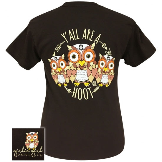 SALE Girlie Girl Originals Preppy Yall Are A Hoot Owl - Adult & Kids T-Shirts, Sweatshirts & Hoodies apparel design preview 1