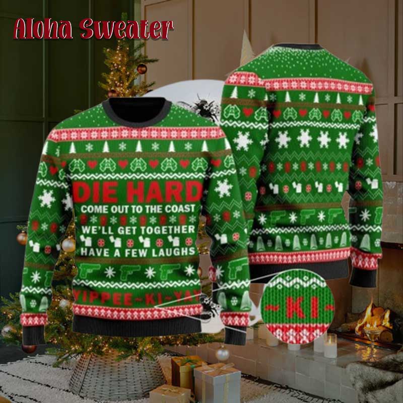 Die Hard Nakatomi Plaza Building Ugly Sweater product image 2