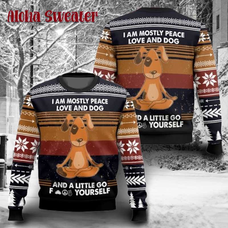 Merry Glizzmas Hot Dog Ugly Christmas Sweater product image 5
