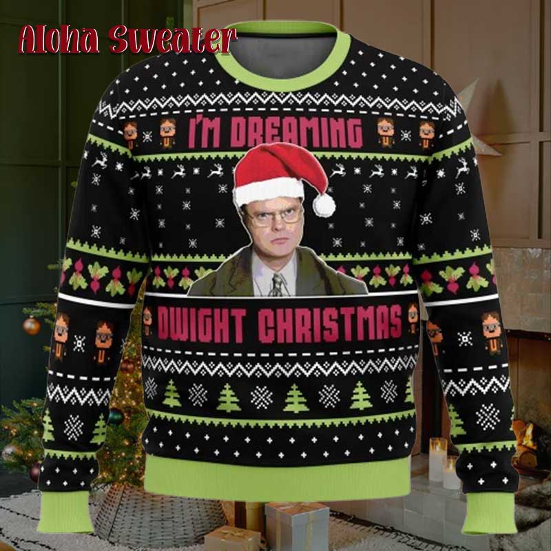 Fact Christmas Is Here The Office Ugly Christmas Sweater product image 3