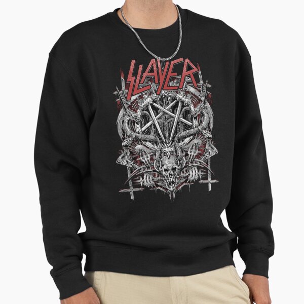 Metal666>>Slayer 1980s Metal Band Slayer Trash Tom - Adult & Kids T-Shirts, Sweatshirts & Hoodies apparel design preview 1