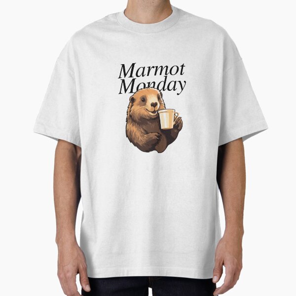 Coffee With Marmot - Adult & Kids T-Shirts, Sweatshirts & Hoodies apparel design preview 1