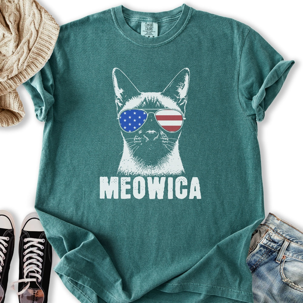 Meowica Siamese - Adult & Kids T-Shirts, Sweatshirts & Hoodies apparel design preview 2