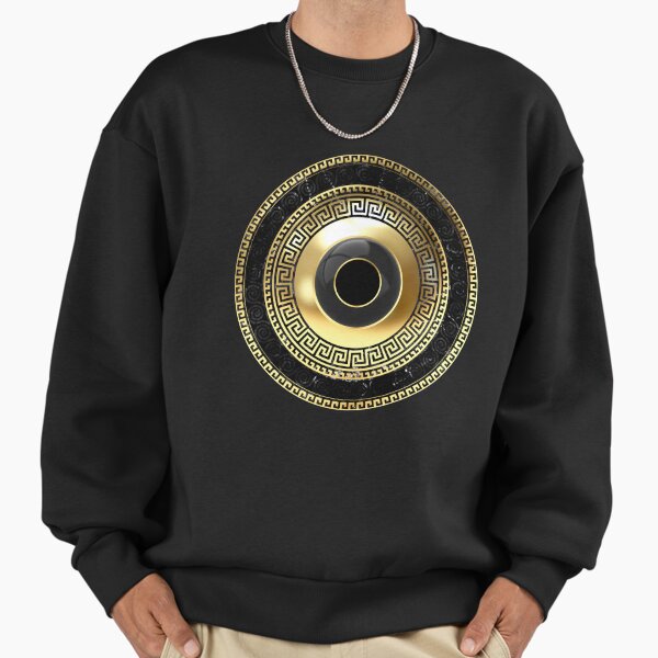 Mati Evil Eye Gold Greek Key Black Patterns - Adult & Kids T-Shirts, Sweatshirts & Hoodies apparel design preview 1