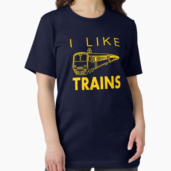I like trains - Adult & Kids T-Shirts, Sweatshirts & Hoodies apparel design preview 1