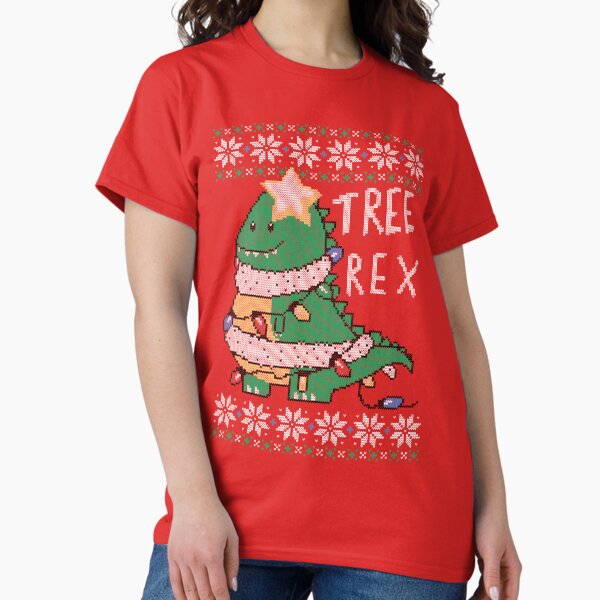 Tree- Rex Ugly Sweater - Adult & Kids T-Shirts, Sweatshirts & Hoodies apparel design preview 1
