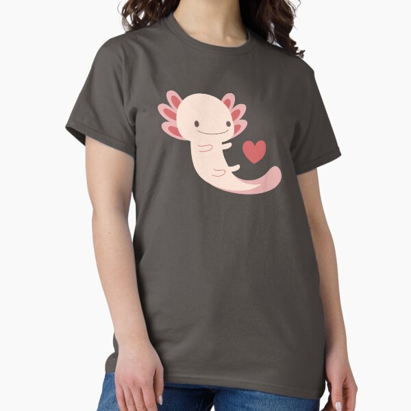 Axolotls hearts and bubble - Adult & Kids T-Shirts, Sweatshirts & Hoodies apparel design preview 1