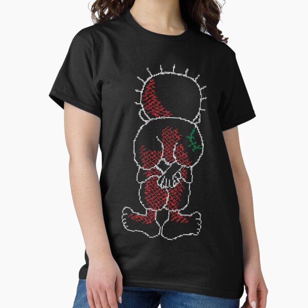 Palestinian Handalah Caricature In Tatreez Embroidery - Adult & Kids T-Shirts, Sweatshirts & Hoodies apparel design preview 1