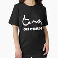 Wheelchair Oh Crap - Adult & Kids T-Shirts, Sweatshirts & Hoodies apparel design preview 1