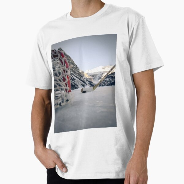 Hockey time in Lake Louise Premium - Adult & Kids T-Shirts, Sweatshirts & Hoodies apparel design preview 1