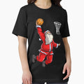 Basketball Santa Slam Dunk Christmas Xmas Ball Sport - Adult & Kids T-Shirts, Sweatshirts & Hoodies apparel design preview 1