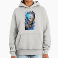 Blue Fire Anime Villain Aesthetic Dark Manga Style - Adult & Kids T-Shirts, Sweatshirts & Hoodies apparel design preview 1