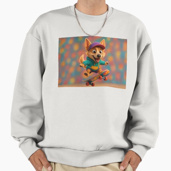 Skater Portuguese Podengo - Adult & Kids T-Shirts, Sweatshirts & Hoodies apparel design preview 1