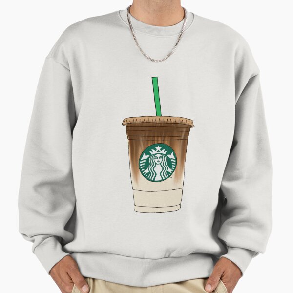 Iced Coffee Latte Illustration - Adult & Kids T-Shirts, Sweatshirts & Hoodies apparel design preview 1