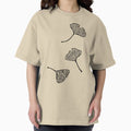 Ginkgo Vector Black on Warm Grey - Adult & Kids T-Shirts, Sweatshirts & Hoodies apparel design preview 1