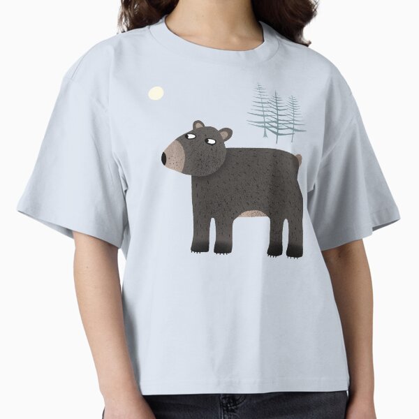 The Bear, Trees and Moon - Adult & Kids T-Shirts, Sweatshirts & Hoodies apparel design preview 1