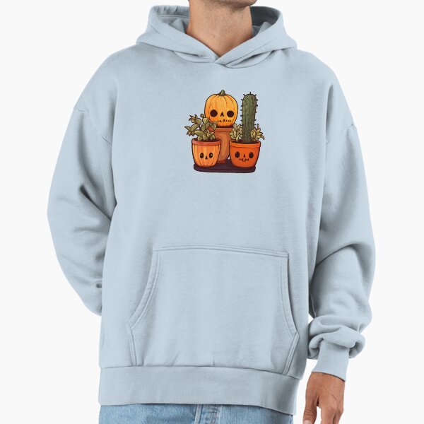 Cute Halloween Pumpkin Cactus Planters - Adult & Kids T-Shirts, Sweatshirts & Hoodies apparel design preview 1