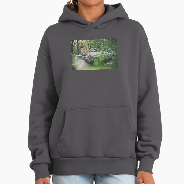 Women on top of a 1979 Mercedes Benz 280 SEL W116 - Adult & Kids T-Shirts, Sweatshirts & Hoodies apparel design preview 1