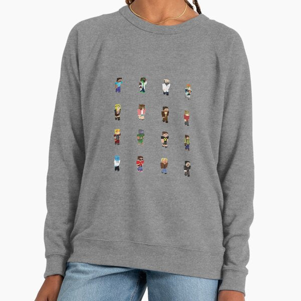 Hermits of Hermitcraft! Lightweight - Adult & Kids T-Shirts, Sweatshirts & Hoodies apparel design preview 1
