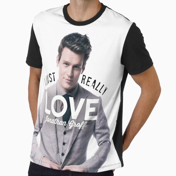 I just really love Jonathan Groff Graphic - Adult & Kids T-Shirts, Sweatshirts & Hoodies apparel design preview 1