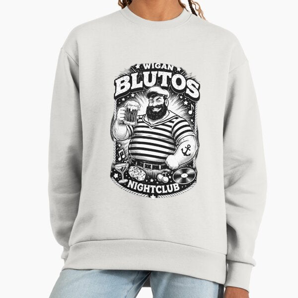 BLUTOS NIGHTCLUB WIGAN - Adult & Kids T-Shirts, Sweatshirts & Hoodies apparel design preview 1