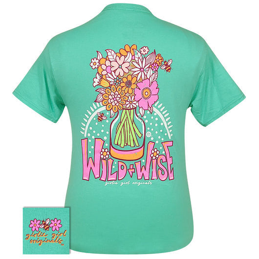 Girlie Girl Originals Preppy Wild Wise Flowers - Adult & Kids T-Shirts, Sweatshirts & Hoodies apparel design preview 1