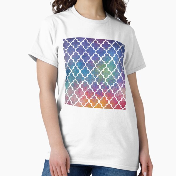 Colorful Grunge Moroccan Pattern - Adult & Kids T-Shirts, Sweatshirts & Hoodies apparel design preview 1