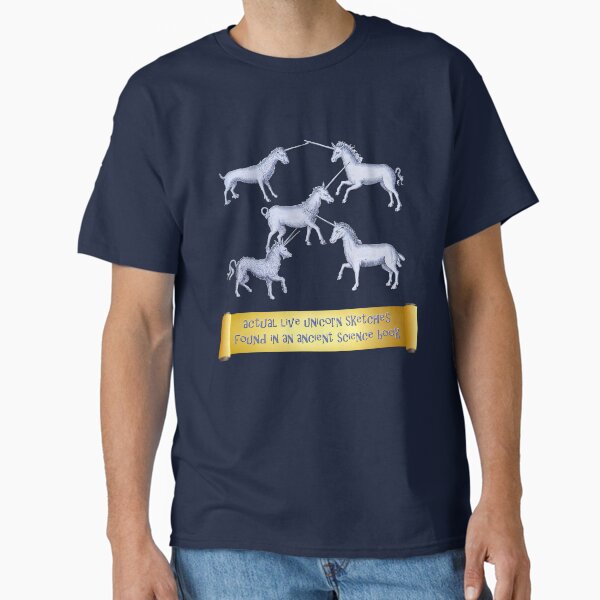 Unicorn Legendary Animals Sketches Ancient Fairy Tale - Adult & Kids T-Shirts, Sweatshirts & Hoodies apparel design preview 1