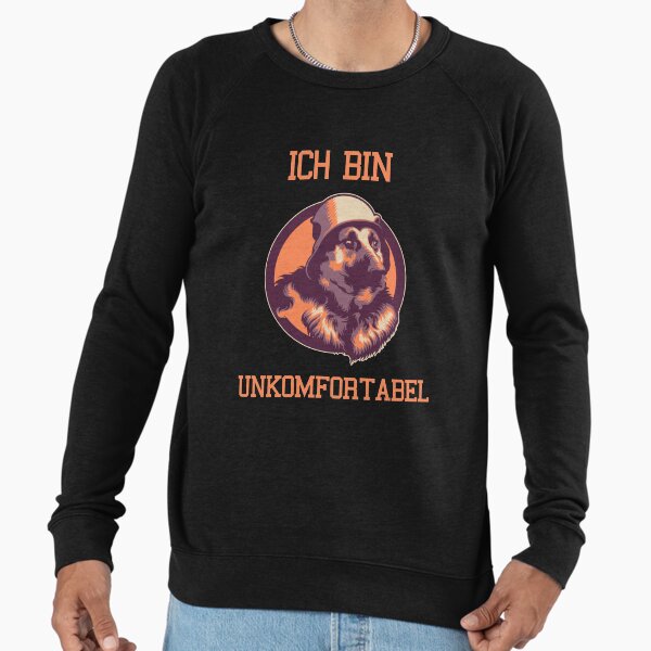 Ich bin Unkomfortabel German Shepherd Meme - Adult & Kids T-Shirts, Sweatshirts & Hoodies apparel design preview 1
