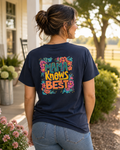 Southern Couture Classic Mama Knows Best Navy - Adult & Kids T-Shirts, Sweatshirts & Hoodies apparel design preview 1