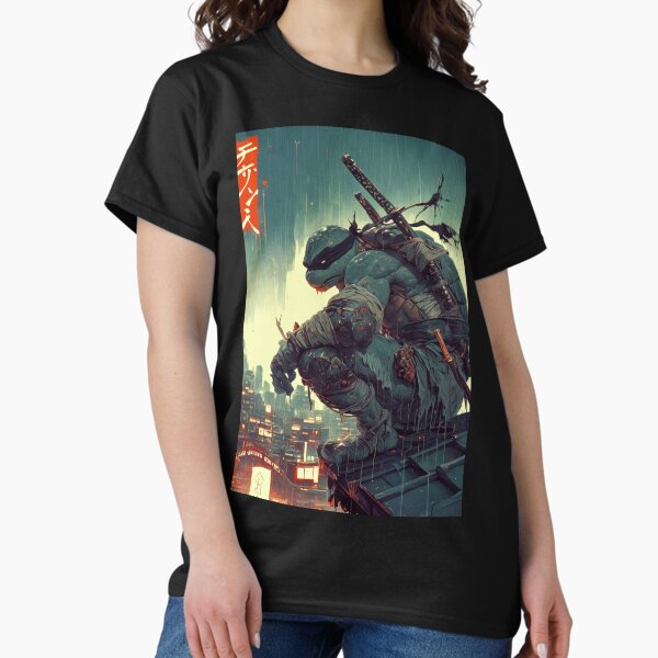 The Last Ronin Michelangelo Stance - Adult & Kids T-Shirts, Sweatshirts & Hoodies apparel design preview 1