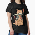 Katana cat vintage - Adult & Kids T-Shirts, Sweatshirts & Hoodies apparel design preview 1