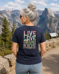 Southern Couture Classic Live Love Grandkids Navy - Adult & Kids T-Shirts, Sweatshirts & Hoodies apparel design preview 1