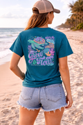 Southern Couture Classic Grow and Flow Turtle - Adult & Kids T-Shirts, Sweatshirts & Hoodies apparel design preview 1