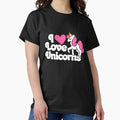 I love unicorns - Adult & Kids T-Shirts, Sweatshirts & Hoodies apparel design preview 1