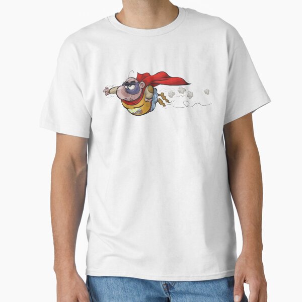 Fat cartoon Superhero character - Adult & Kids T-Shirts, Sweatshirts & Hoodies apparel design preview 1