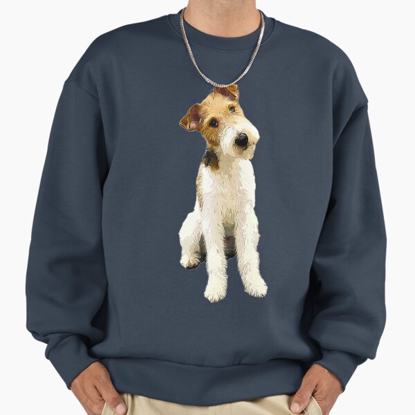 Wire Fox Terrier Head Tilt - Adult & Kids T-Shirts, Sweatshirts & Hoodies apparel design preview 1