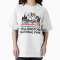 Vintage Yellowstone National Park Retro 80s Mountains - Adult & Kids T-Shirts, Sweatshirts & Hoodies apparel design preview 1