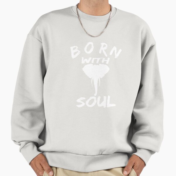 BORN WITH ELEPHANT SOUL - Adult & Kids T-Shirts, Sweatshirts & Hoodies apparel design preview 1
