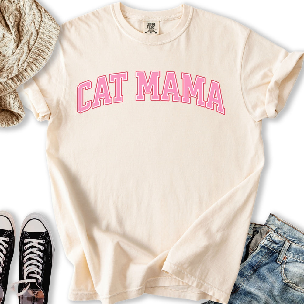 Pink Cat Mama - Adult & Kids T-Shirts, Sweatshirts & Hoodies apparel design preview 1