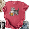 Kitten with Beer - Adult & Kids T-Shirts, Sweatshirts & Hoodies apparel design preview 1