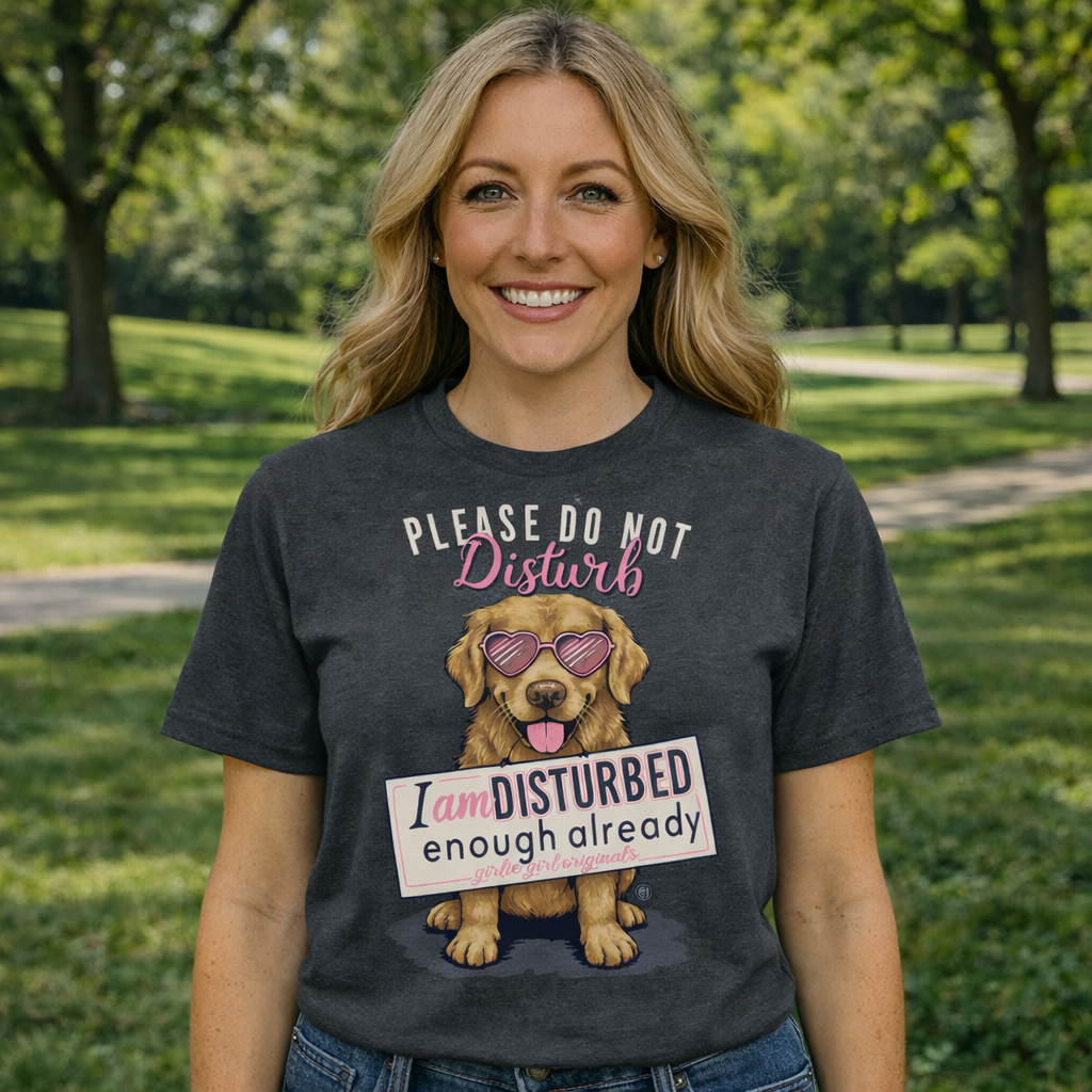 Girlie Girl Originals Disturbed Dog - Adult & Kids T-Shirts, Sweatshirts & Hoodies apparel design preview 1