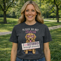 Girlie Girl Originals Disturbed Dog - Adult & Kids T-Shirts, Sweatshirts & Hoodies apparel design preview 1