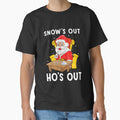 Santa Claus Snows Out ho's Snorting Cocaine - Adult & Kids T-Shirts, Sweatshirts & Hoodies apparel design preview 1