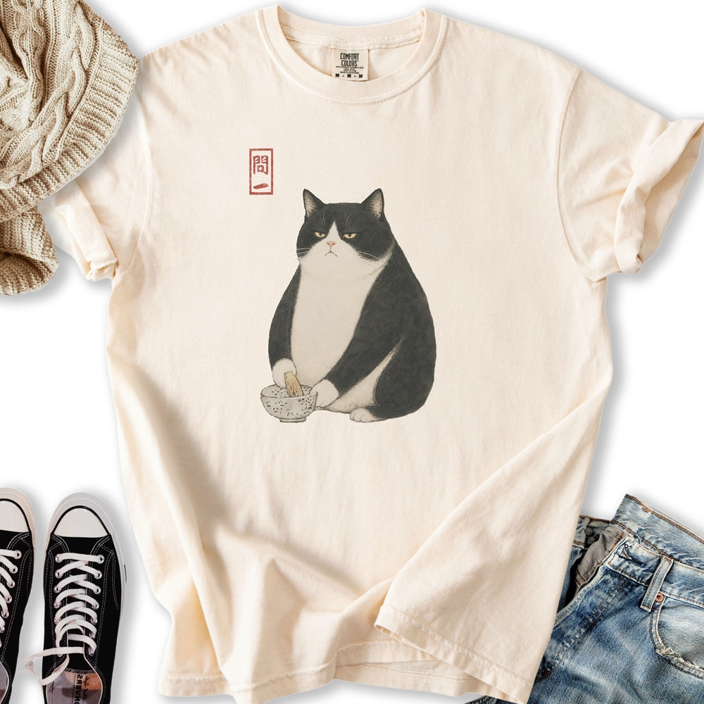 Japanese Tuxedo Cat - Adult & Kids T-Shirts, Sweatshirts & Hoodies apparel design preview 1
